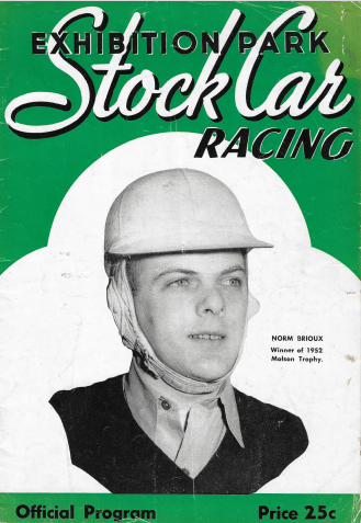 1953 CNE Exhibition Park Stock Car Racing Program