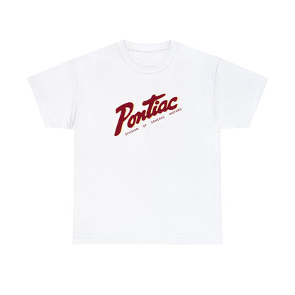 Vintage 1950s Pontiac T-Shirt, 2-Tone Red & Cream