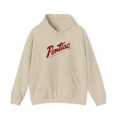 Vintage 1950s Pontiac Hoodie 2-Tone Red & Cream