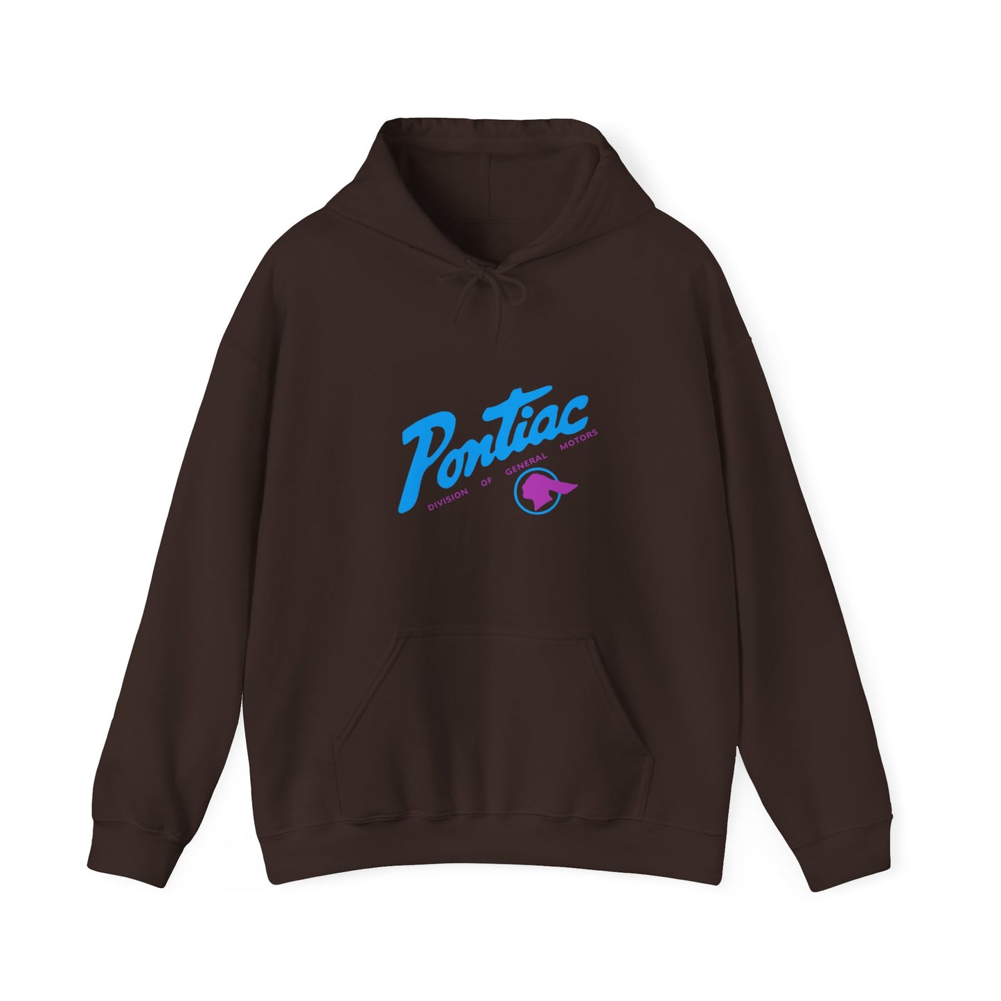 Vintage Pontiac Hoodie (Purple + Teal)