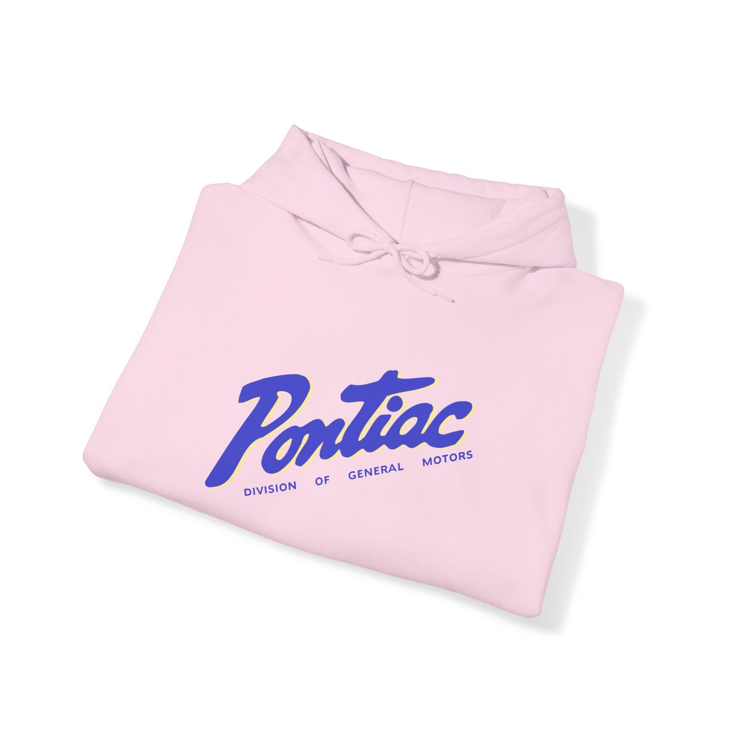 Vintage 2-tone Pontiac Hoodie Blue & Cream