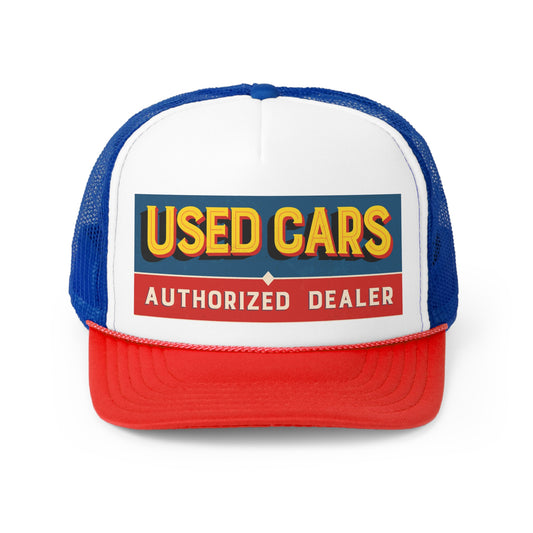 Vintage Used Car Dealer Mesh Hat