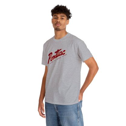 Vintage 1950s Pontiac T-Shirt, 2-Tone Red & Cream