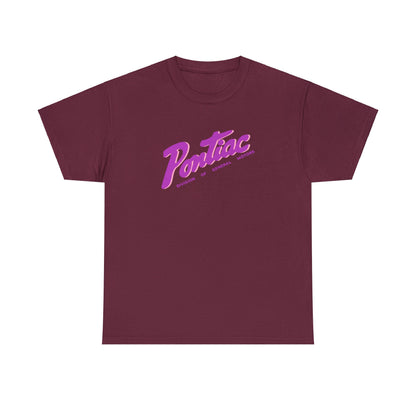 Vintage 1950s Pontiac T-Shirt, 2-Tone Purple & Pink