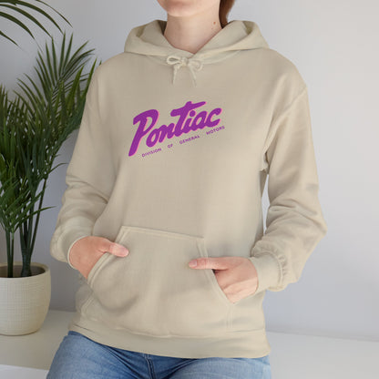 Vintage 1950s Pontiac Hoodie 2-Tone Purple & Pink