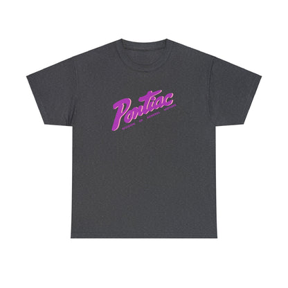 Vintage 1950s Pontiac T-Shirt, 2-Tone Purple & Pink