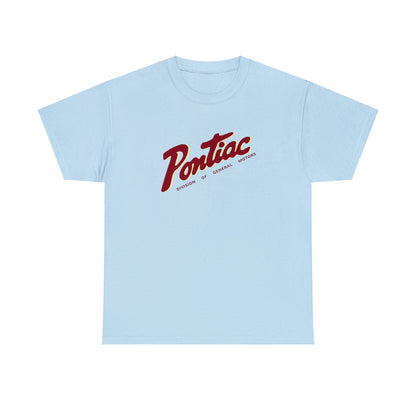 Vintage 1950s Pontiac T-Shirt, 2-Tone Red & Cream