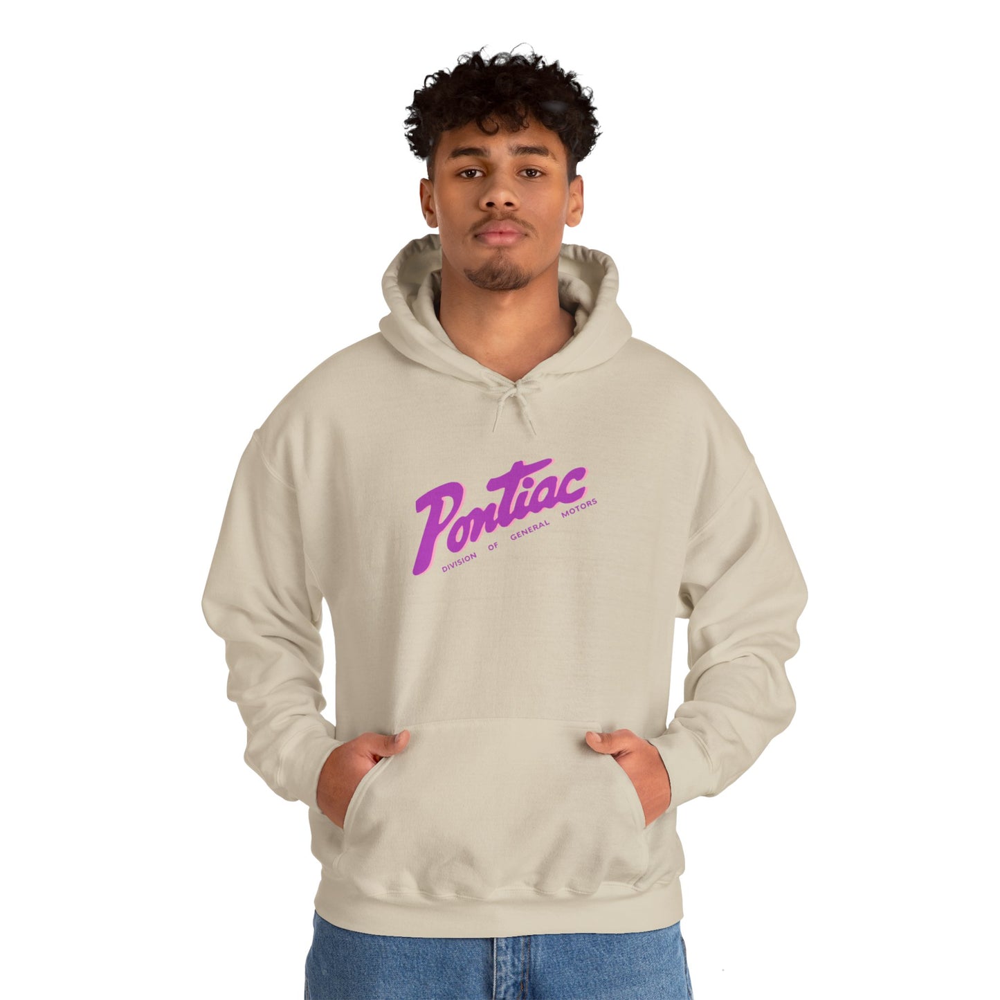 Vintage 1950s Pontiac Hoodie 2-Tone Purple & Pink