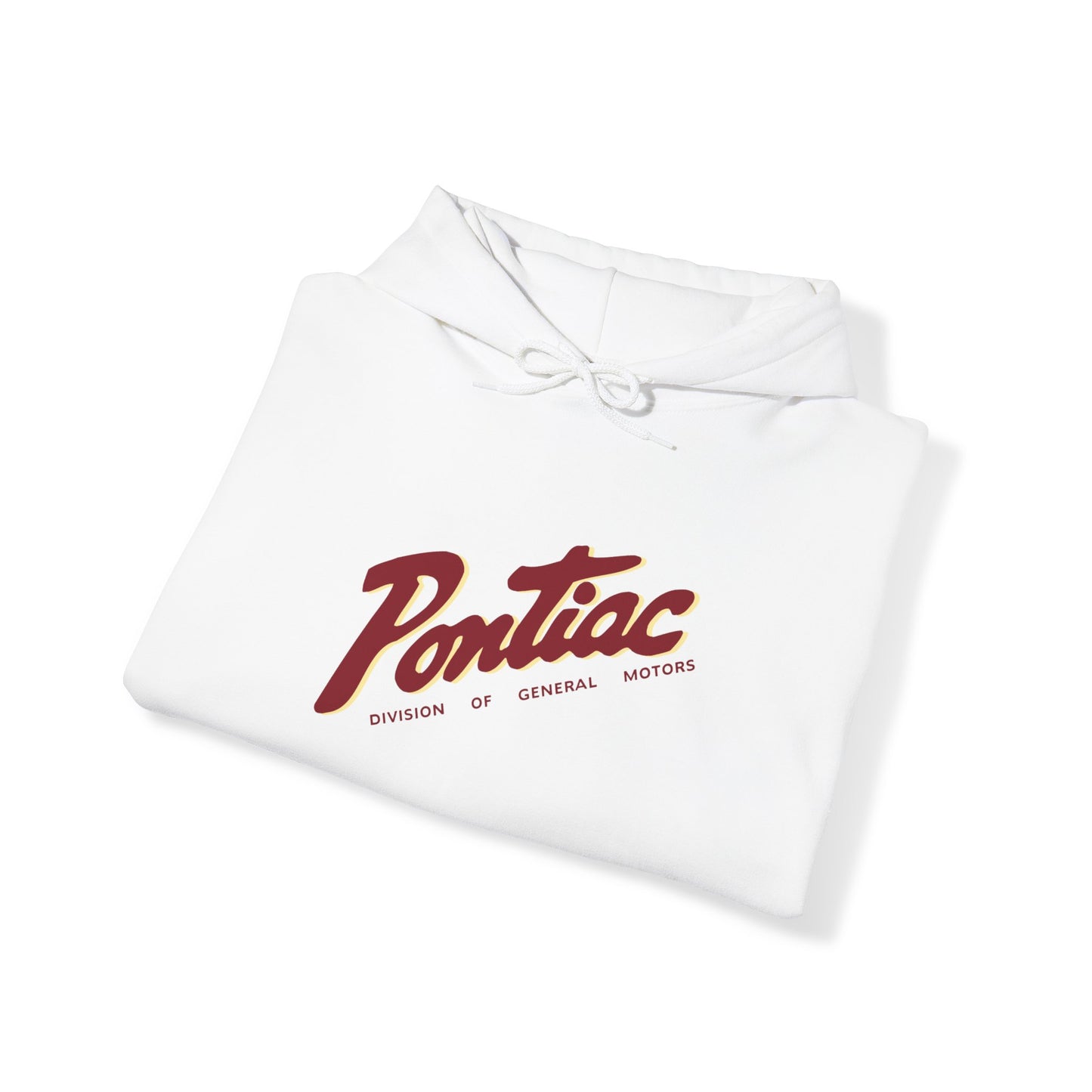 Vintage 1950s Pontiac Hoodie 2-Tone Red & Cream