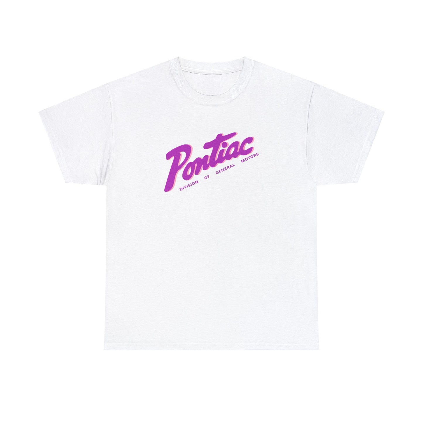 Vintage 1950s Pontiac T-Shirt, 2-Tone Purple & Pink