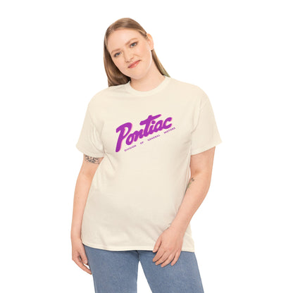 Vintage 1950s Pontiac T-Shirt, 2-Tone Purple & Pink