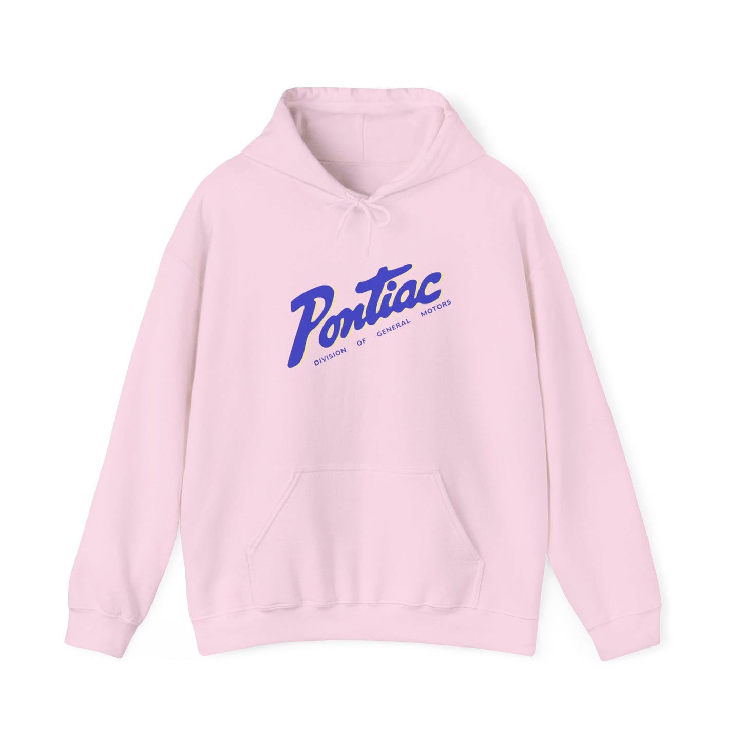 Vintage 2-tone Pontiac Hoodie Blue & Cream