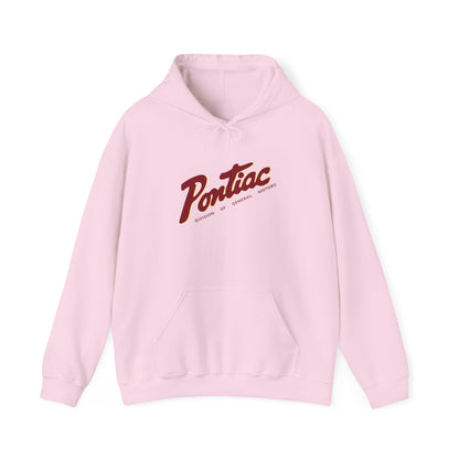 Vintage 1950s Pontiac Hoodie 2-Tone Red & Cream