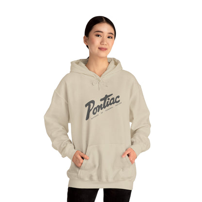 Vintage 1950s Pontiac Hoodie, Grey