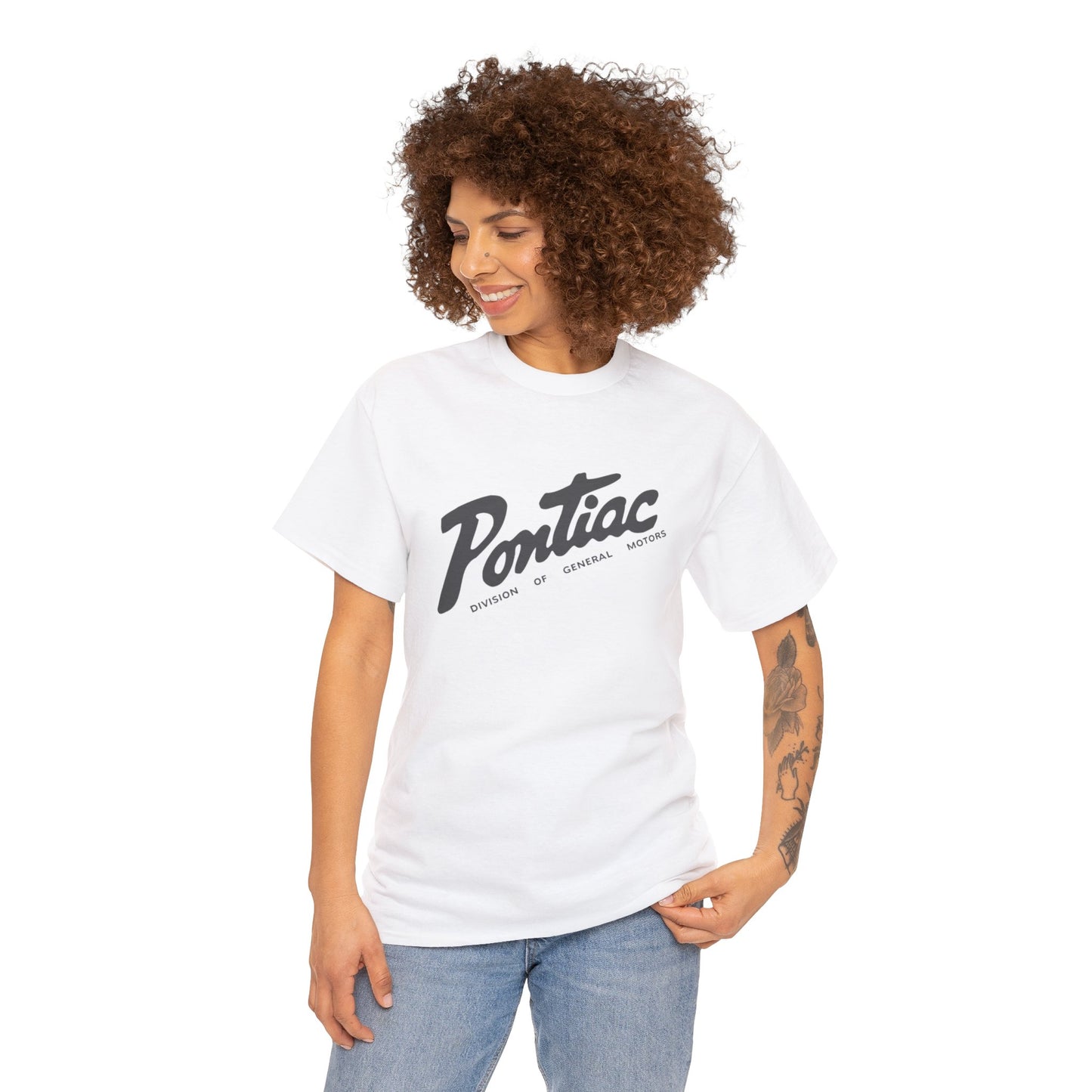 Vintage 1950s Pontiac T-Shirt, Grey