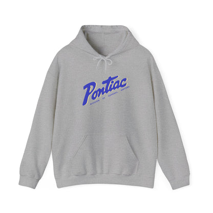 Vintage 2-tone Pontiac Hoodie Blue & Cream