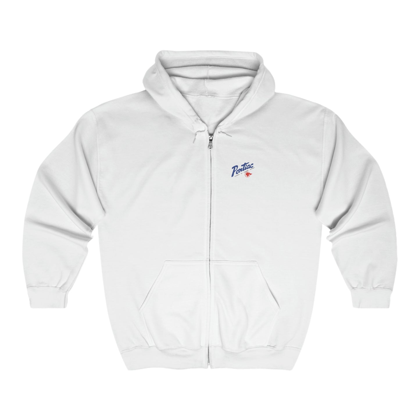 Vintage1950's Pontiac Dealer Zip-Up Hoodie