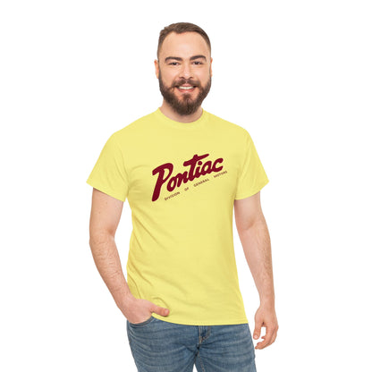 Vintage 1950s Pontiac T-Shirt, 2-Tone Red & Cream