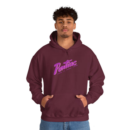 Vintage 1950s Pontiac Hoodie 2-Tone Purple & Pink