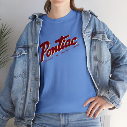 Vintage 1950s Pontiac T-Shirt, 2-Tone Red & Cream