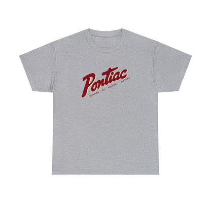 Vintage 1950s Pontiac T-Shirt, 2-Tone Red & Cream