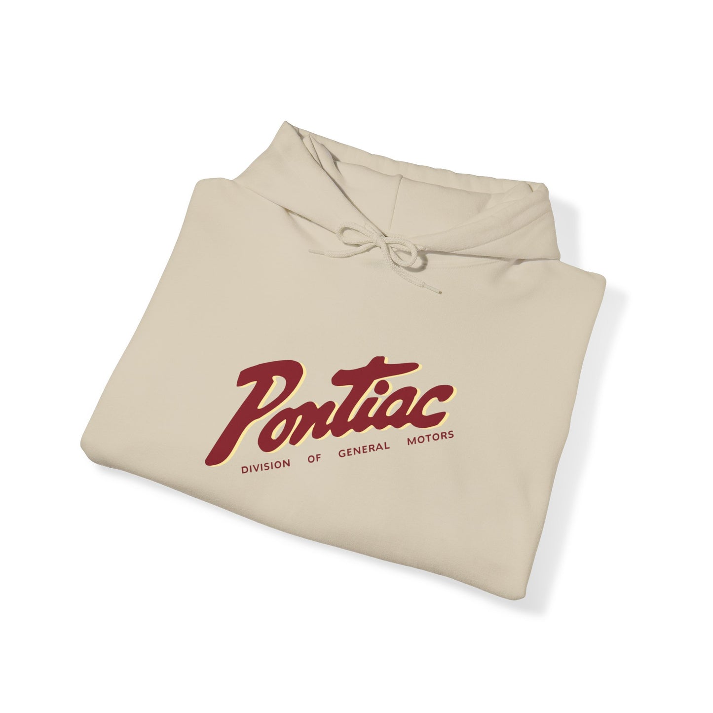 Vintage 1950s Pontiac Hoodie 2-Tone Red & Cream