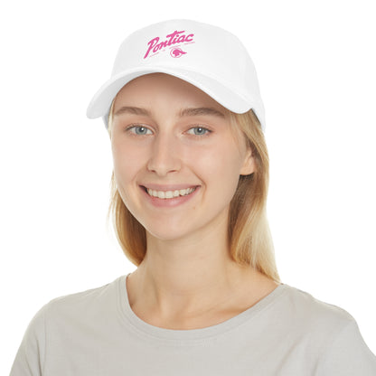 Vintage Pontiac 1950s Dealer Logo Baseball Cap (Pink)