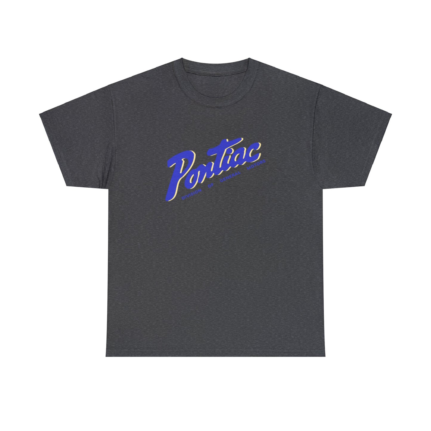 Vintage 1950s Pontiac T-Shirt, 2-Tone Blue & Cream