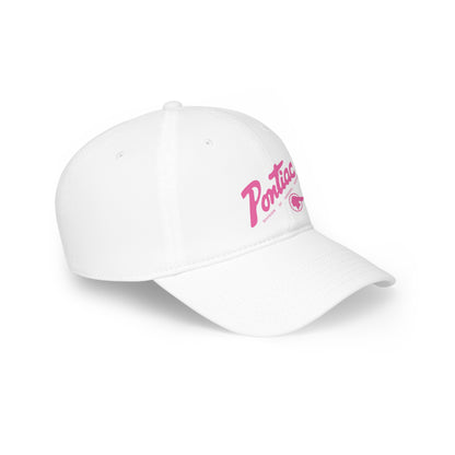 Vintage Pontiac 1950s Dealer Logo Baseball Cap (Pink)