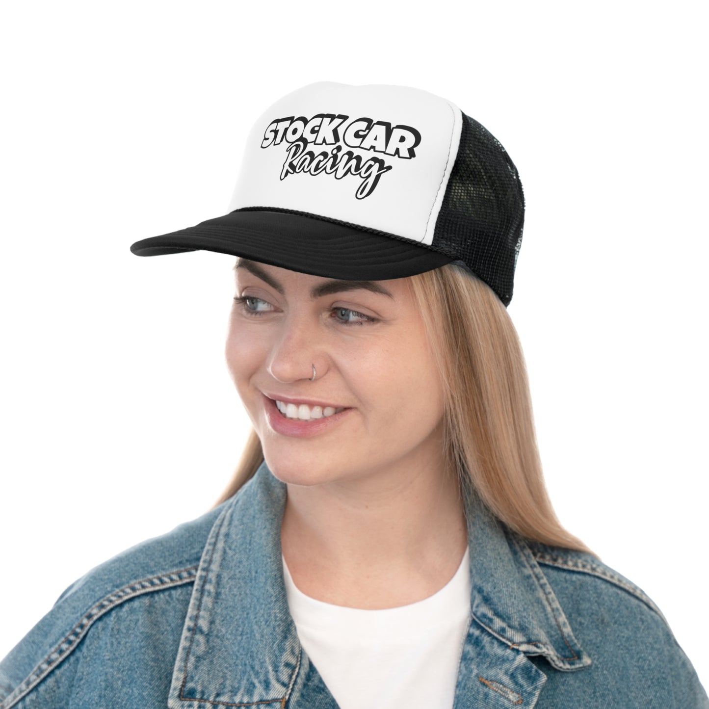 Vintage Stock Car Racing Mesh Hat (multiple colors)