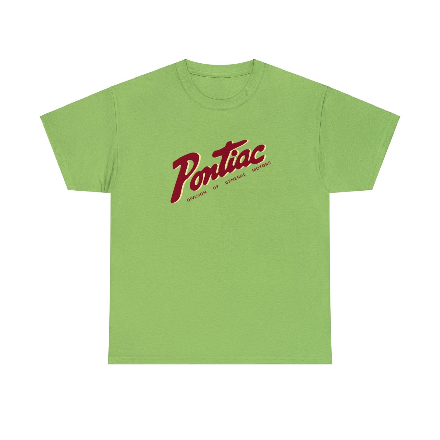 Vintage 1950s Pontiac T-Shirt, 2-Tone Red & Cream