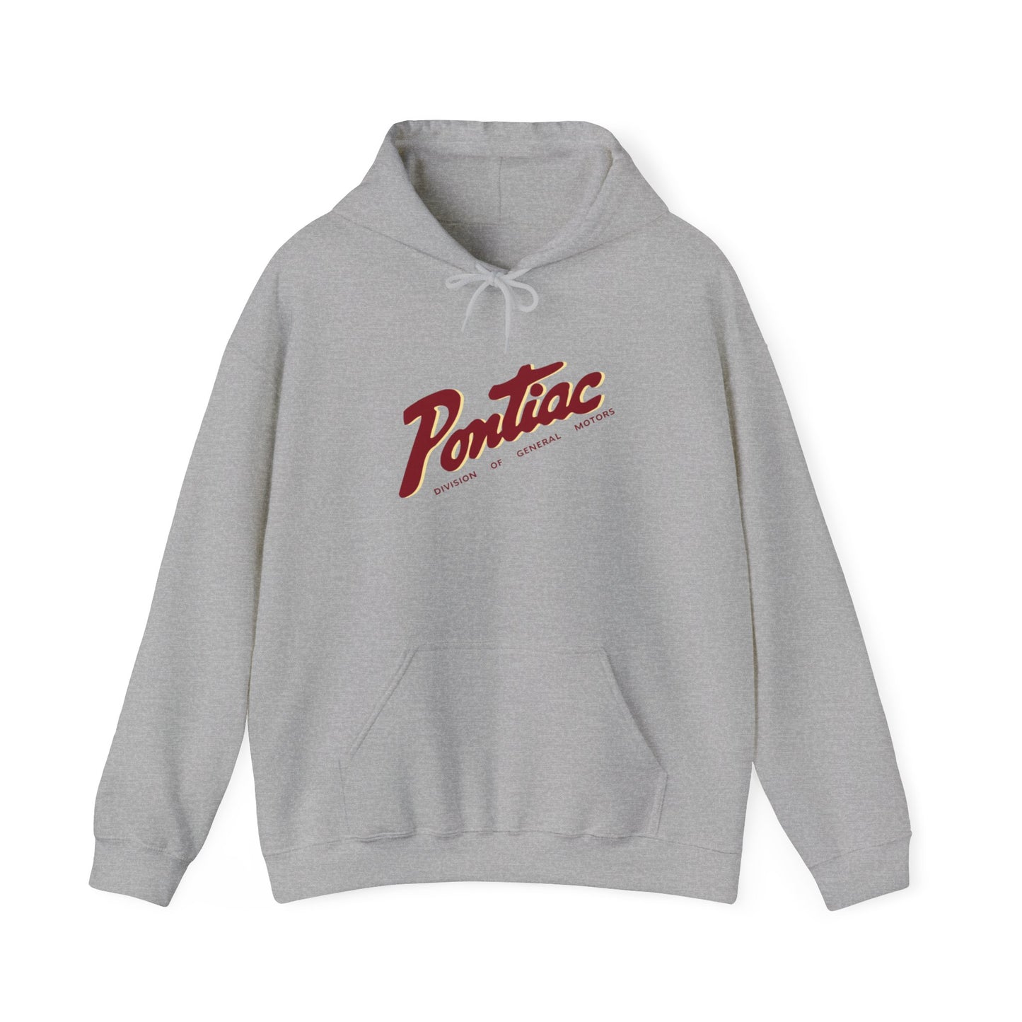 Vintage 1950s Pontiac Hoodie 2-Tone Red & Cream