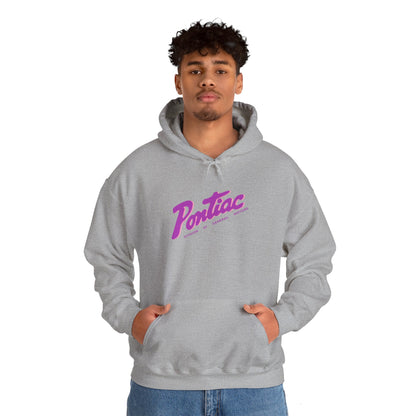 Vintage 1950s Pontiac Hoodie 2-Tone Purple & Pink