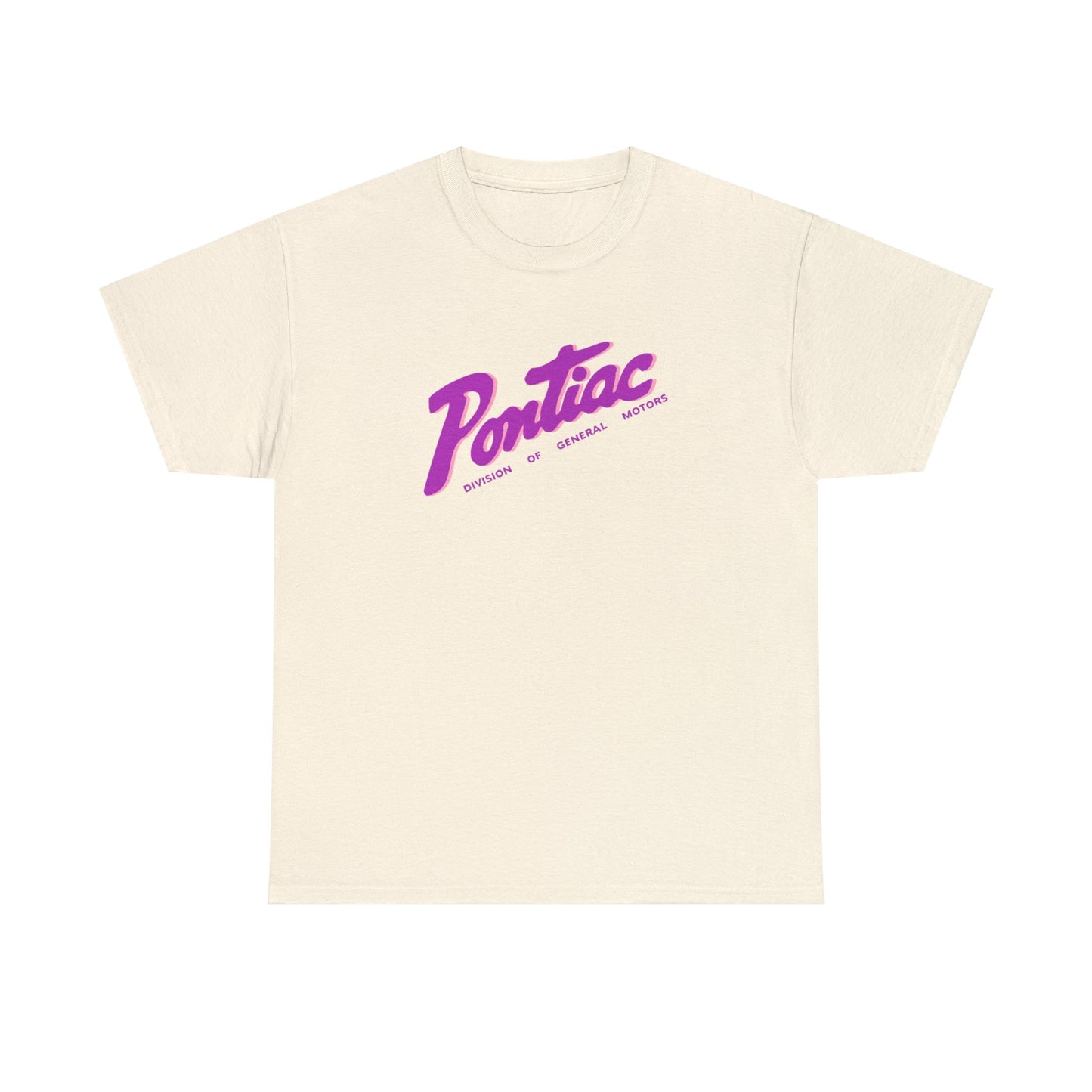 Vintage 1950s Pontiac T-Shirt, 2-Tone Purple & Pink