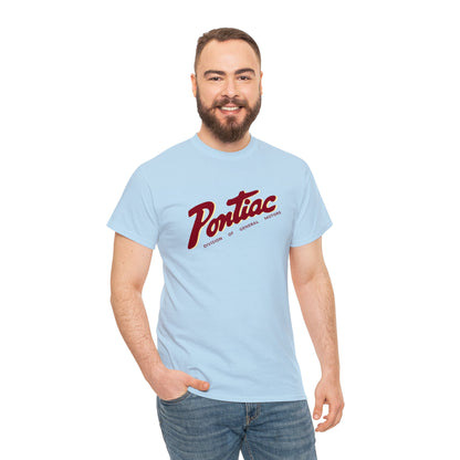 Vintage 1950s Pontiac T-Shirt, 2-Tone Red & Cream