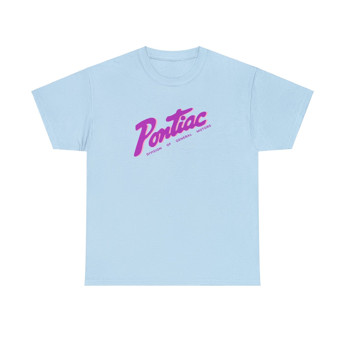 Vintage 1950s Pontiac T-Shirt, 2-Tone Purple & Pink