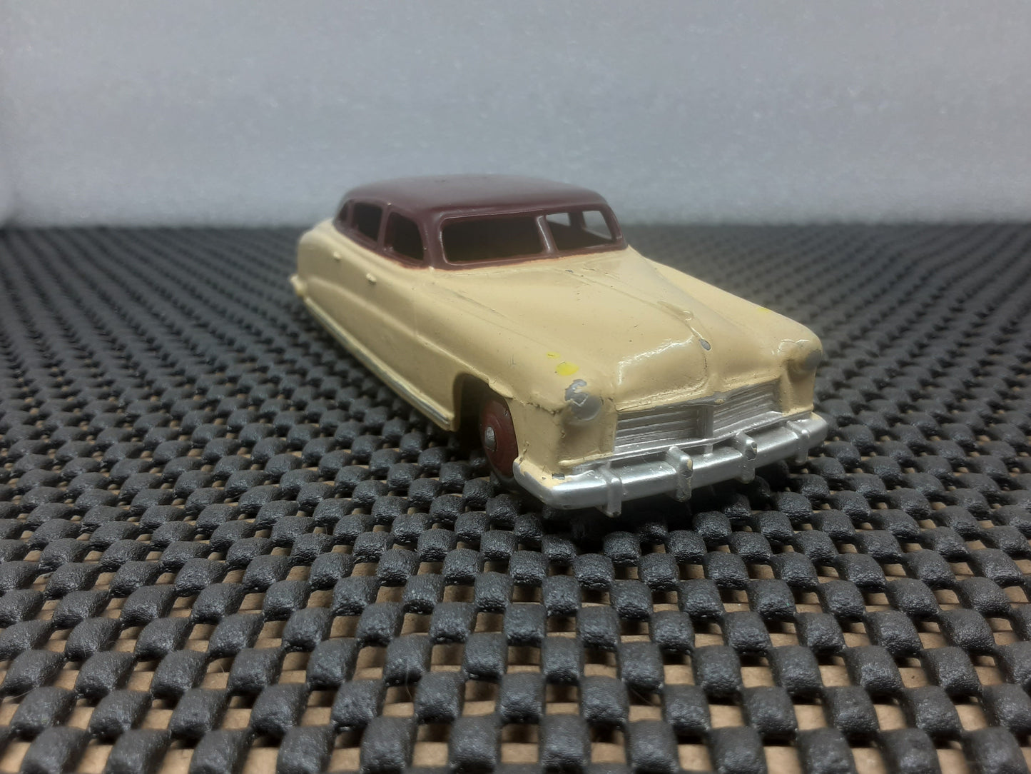 Vintage Toy Car 1951 Hudson Hornet W/Box! (Maroon & Cream)