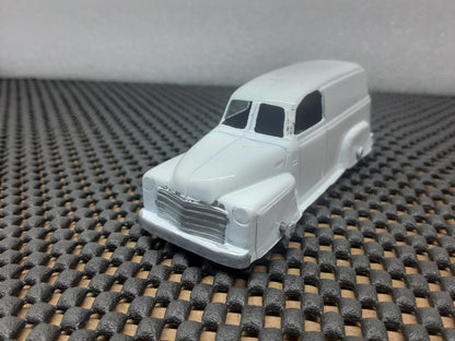 Vintage Toy Car 1950's Chevrolet Panel Truck (White)