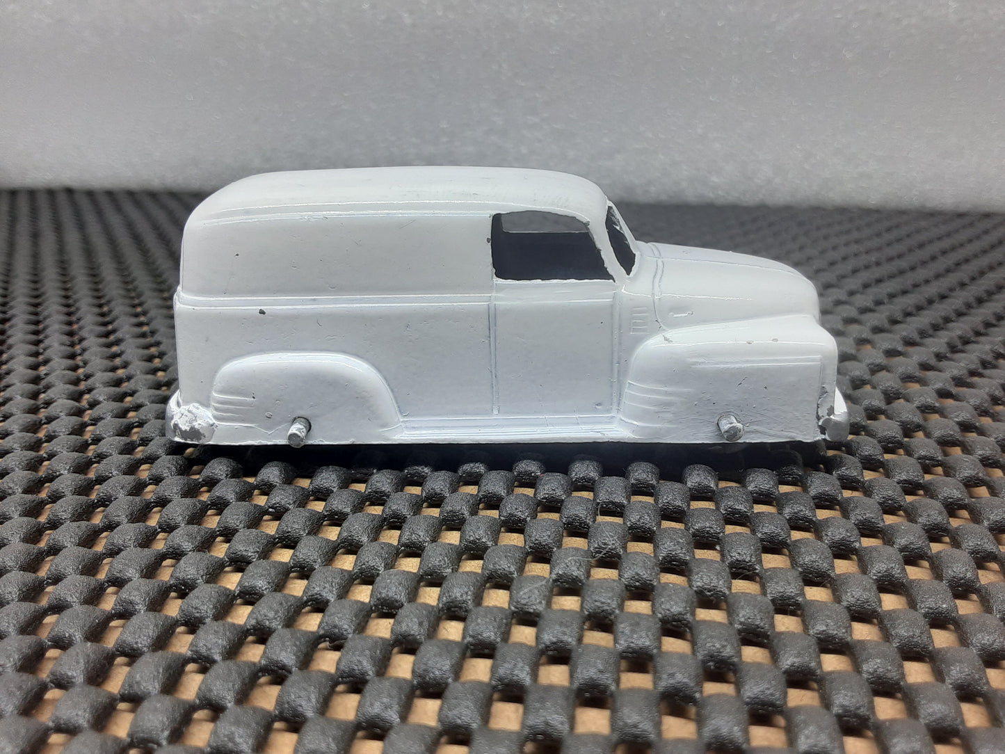 Vintage Toy Car 1950's Chevrolet Panel Truck (White)