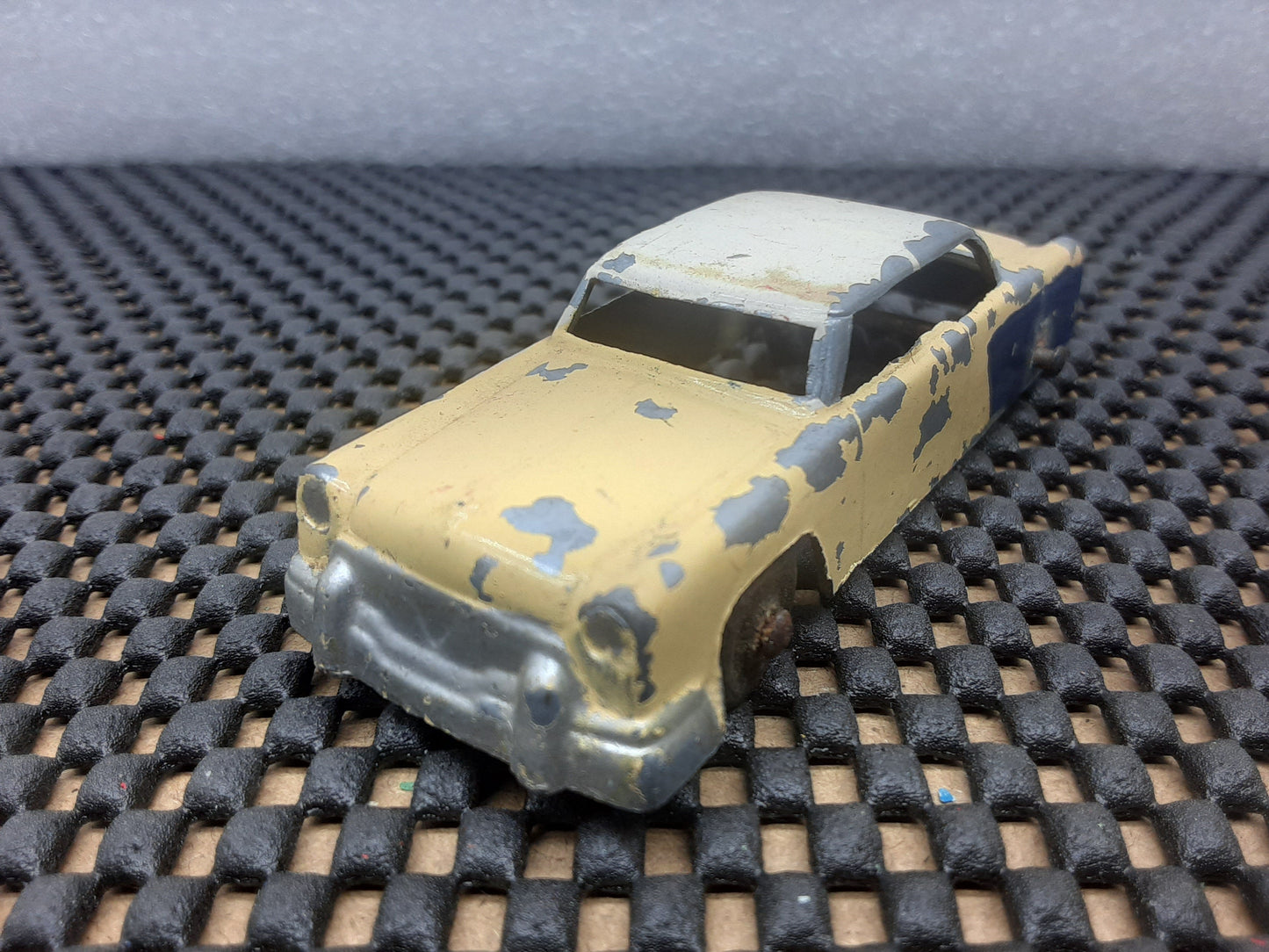 Vintage Toy Car 1950's Packard Sedan (cream/white)