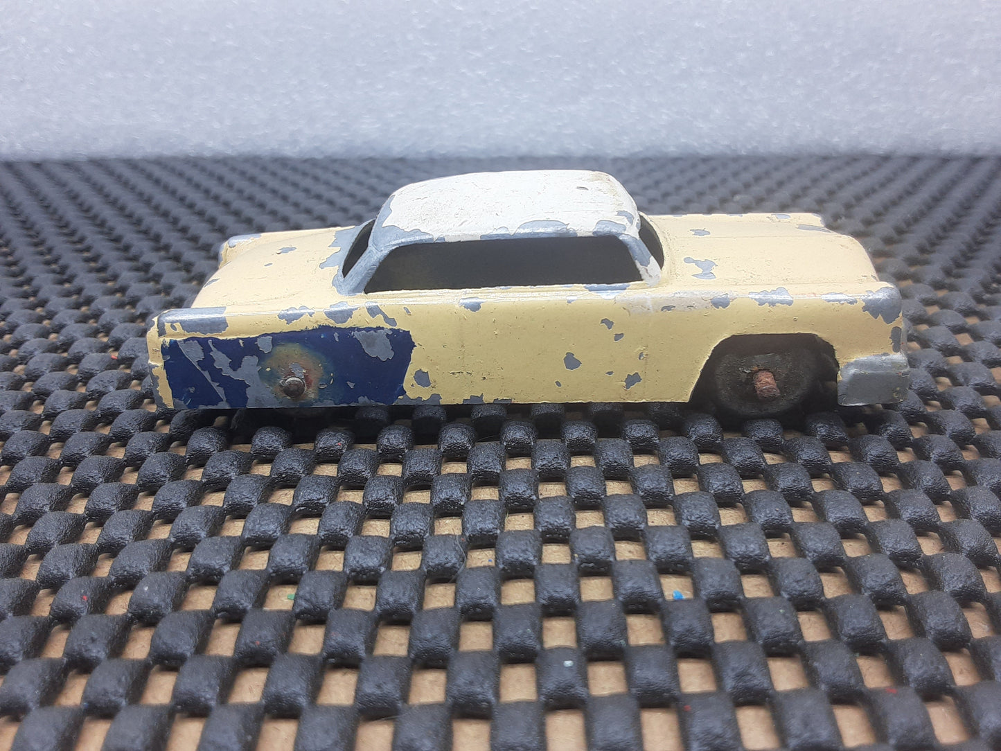 Vintage Toy Car 1950's Packard Sedan (cream/white)