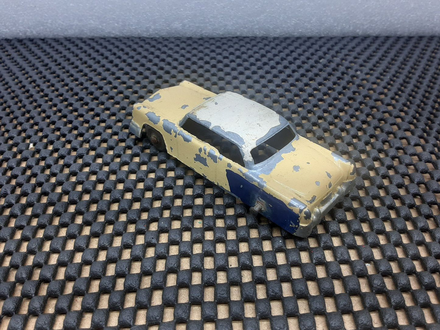 Vintage Toy Car 1950's Packard Sedan (cream/white)