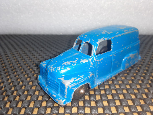 Vintage Toy Car 1950's Chevrolet Panel Truck Blue