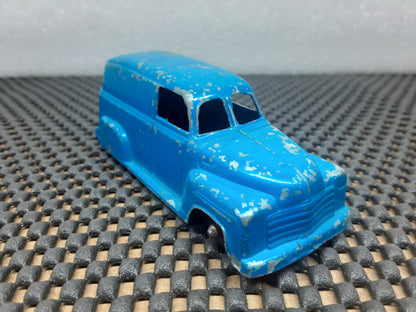 Vintage Toy Car 1950's Chevrolet Panel Truck Blue