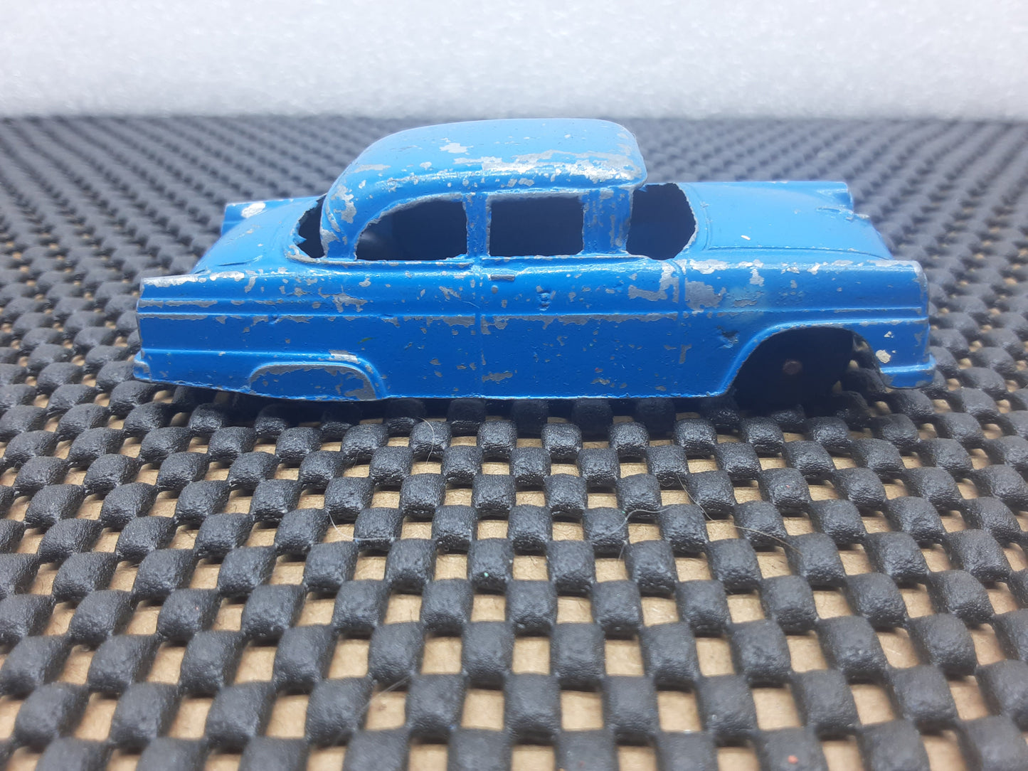 Vintage Toy Car 1950's Ford Sedan Blue #2