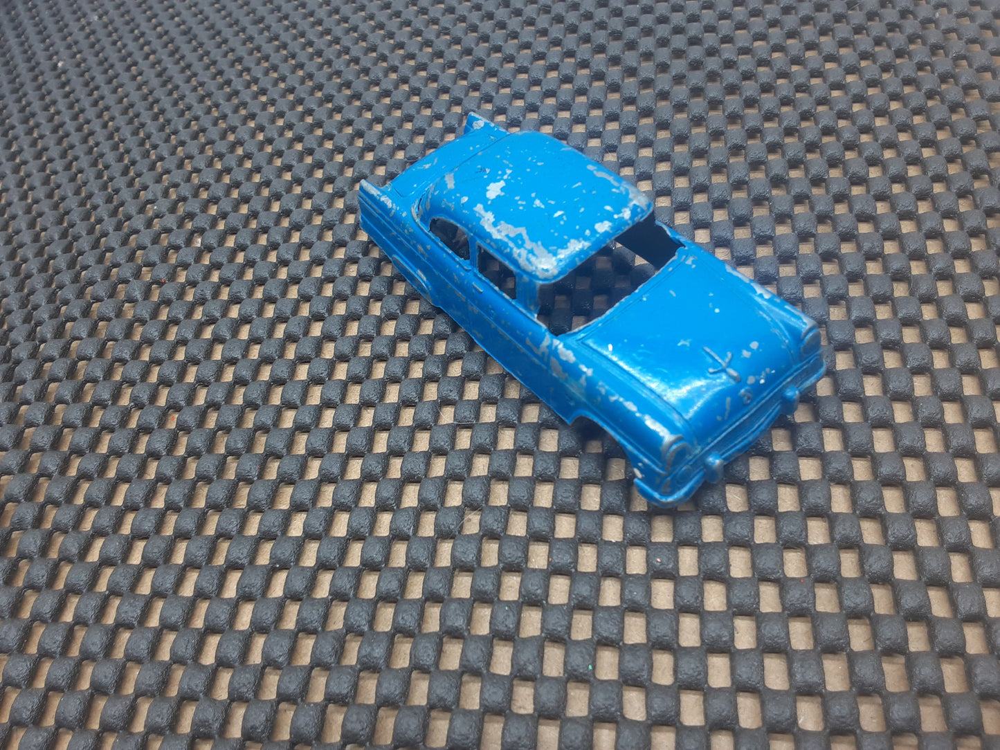 Vintage Toy Car 1950's Ford Sedan Blue #2