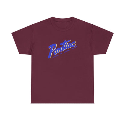 Vintage 1950s Pontiac T-Shirt, 2-Tone Blue & Cream