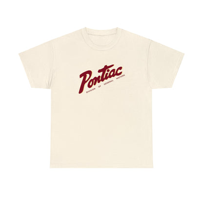 Vintage 1950s Pontiac T-Shirt, 2-Tone Red & Cream