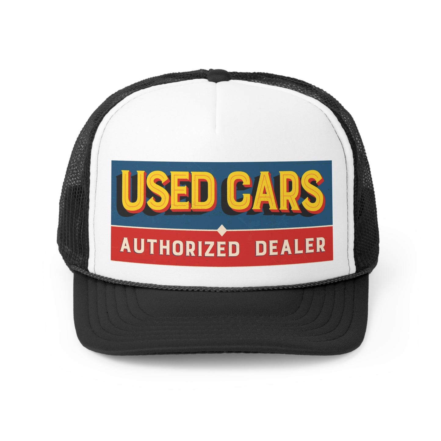 Vintage Used Car Dealer Mesh Hat