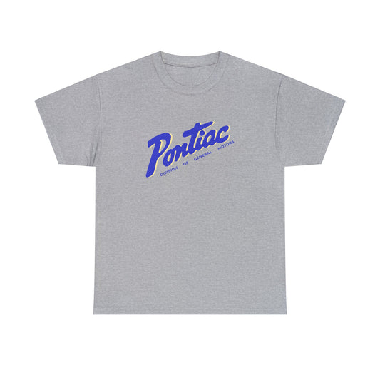 Vintage 1950s Pontiac T-Shirt, 2-Tone Blue & Cream